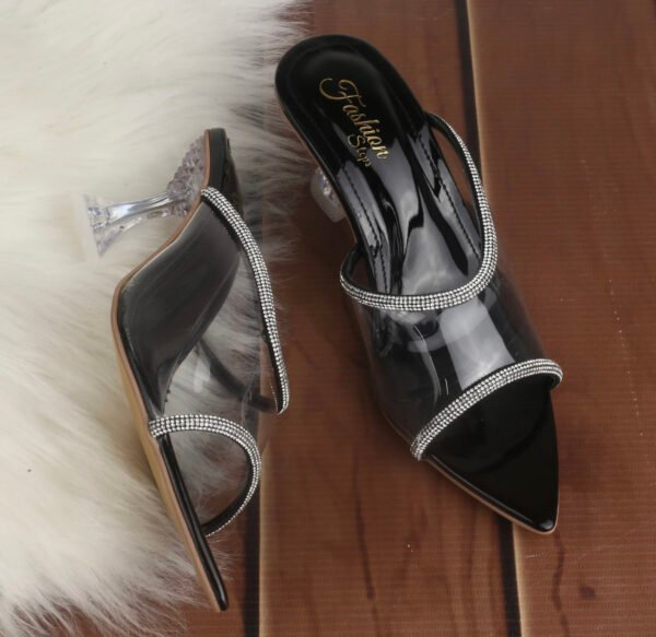 Ruby Heels – Elegant Black Block Heels for Women