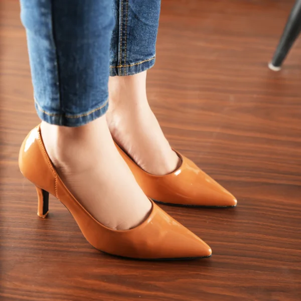 AMBERÉ – Mustard Chic Heels - Image 2