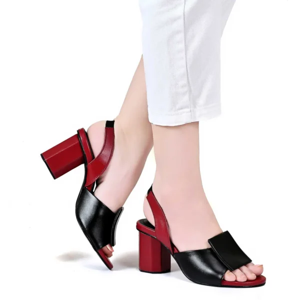 Patché Square – Dual-Tone Block Heels for Women - Image 2