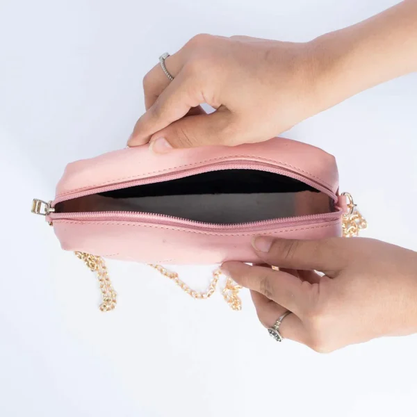 Urban Chic Crossbody Bag - Pink - Image 2