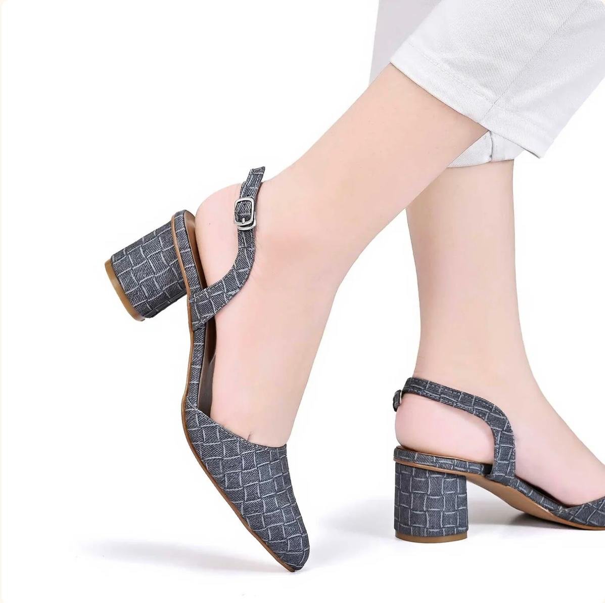 Woven Chic Pumps – Elegant Slingback Heels for Women - Image 6