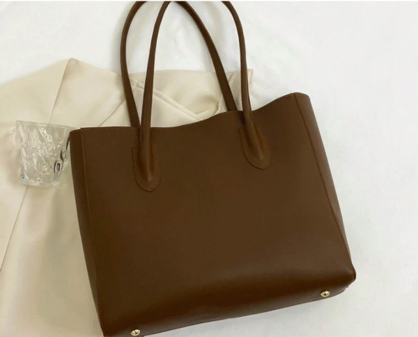 Carla Shoulder Tote Brown - Image 3