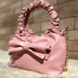 Ruched Bag (Pink)
