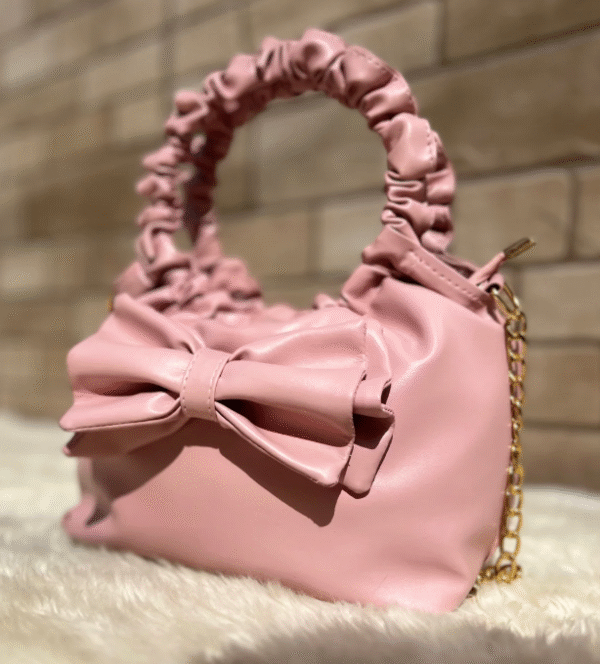 Ruched Bag (Pink)