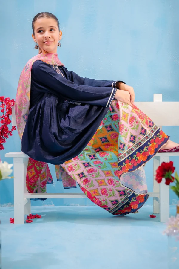 Midnight Royale – Swiss Lawn Digital Printed 3PC Suit - Image 5