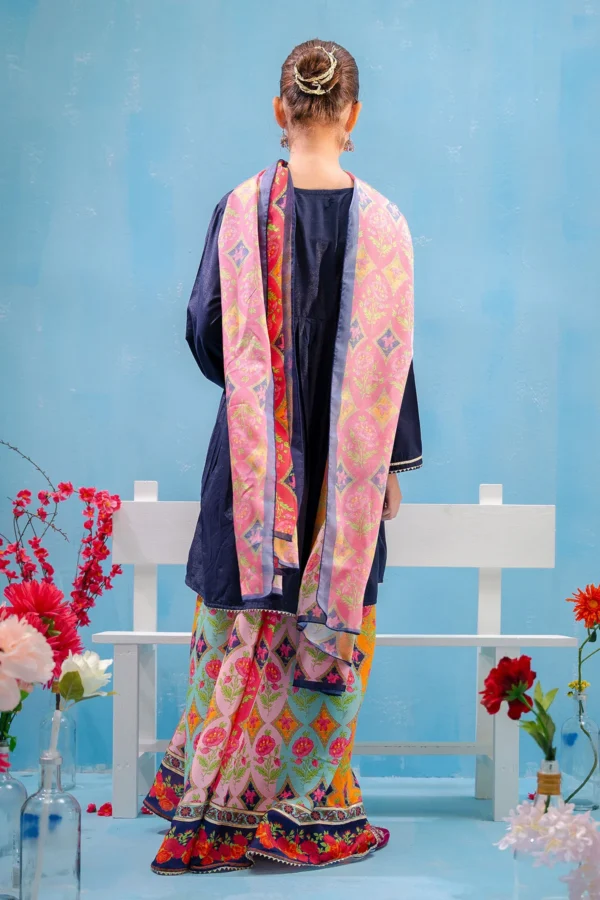 Midnight Royale – Swiss Lawn Digital Printed 3PC Suit - Image 2