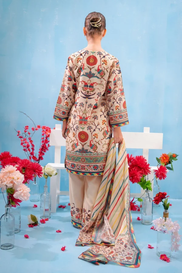 Pearl Grace – Swiss Lawn Digital Printed 3PC Suit - Image 2