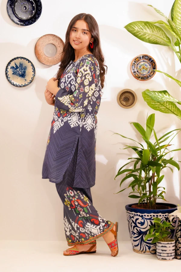 Elegance Essence – Swiss Lawn Digital Printed 2PC Suit - Image 4