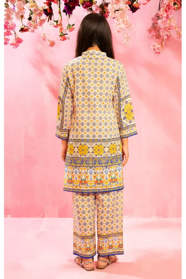 Timeless Charm – Swiss Lawn Digital Printed 2PC Suit - Image 4