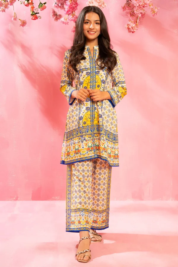 Timeless Charm – Swiss Lawn Digital Printed 2PC Suit