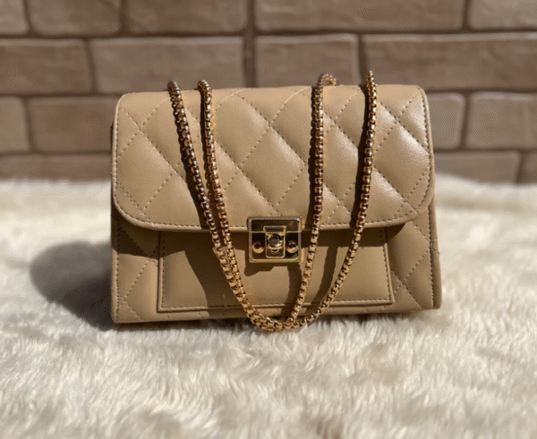Crossbody Chain Beige & Black - Image 2