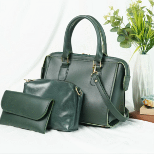 Olive Bag Set of 3 Green