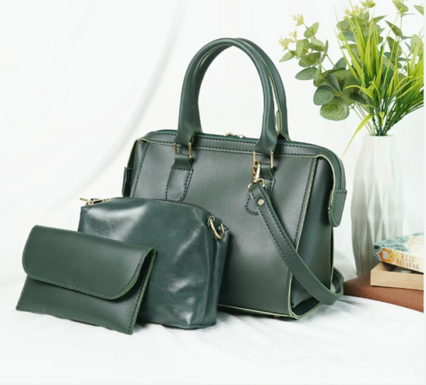 Olive Bag Set of 3 Green