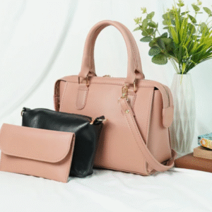 Olive Bag Set of 3 Peach
