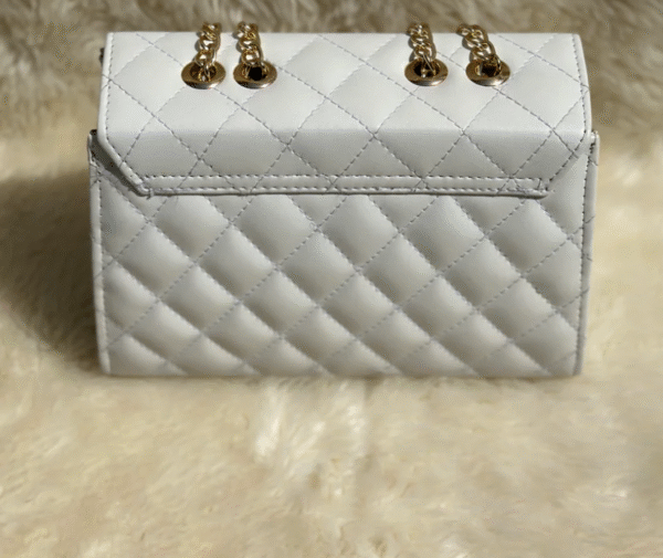 Crossbody Chain Bag Tea Pink & Grey - Image 6