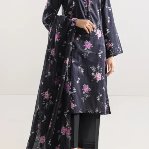 Midnight Luxe – Unstitched Printed Lawn 3PC Suit
