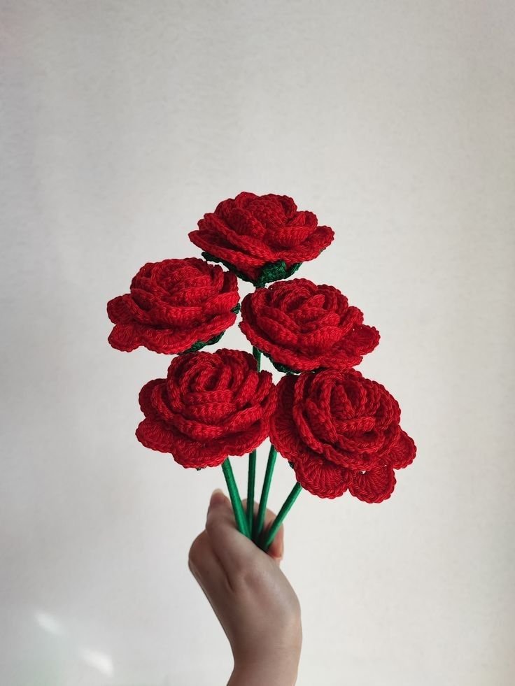 Hand Made Crochet Flowers Best Quality Product - Image 2