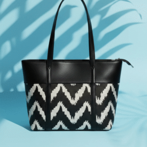 Shoulder Canvas Bag Zigwave - Black