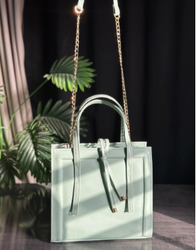 Shoulder Mini Bag - Cyan - Image 3