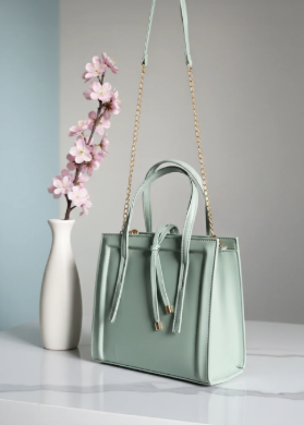 Shoulder Mini Bag - Cyan - Image 2