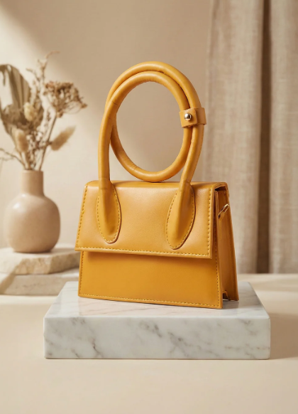 Handmade Bag - Gold - Image 2