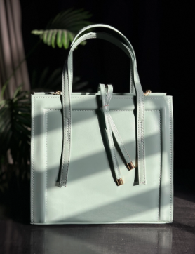 Shoulder Mini Bag - Cyan - Image 5