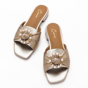 AVYN Gold Casual Footwear For Girls