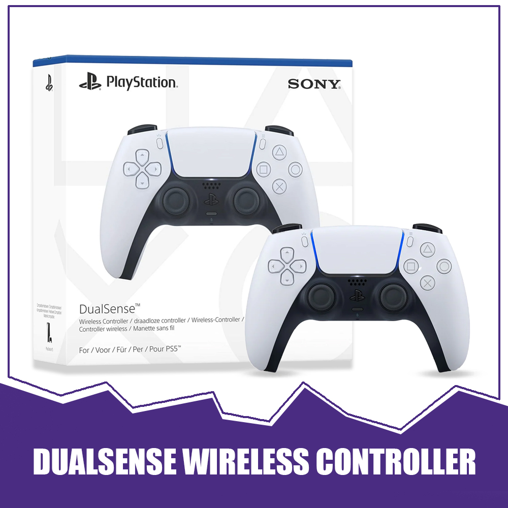 Sony DualSense Wireless Controller (PS5) – Original | Bluetooth Gamepad | Haptic Feedback | Adaptive Triggers | Rechargeable