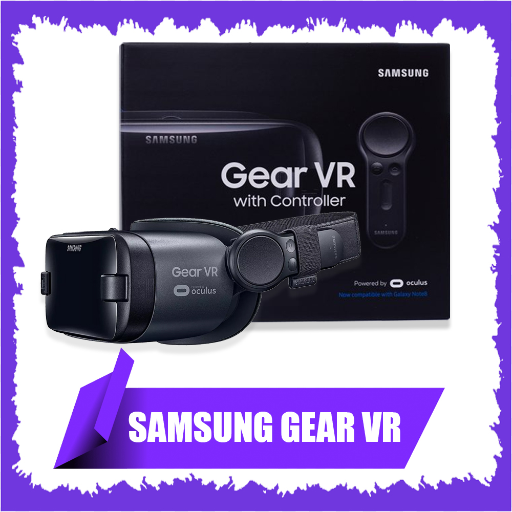 Samsung Gear VR Headset with Controller – Virtual Reality Glasses | Immersive 3D VR Experience | For Samsung Galaxy Phones